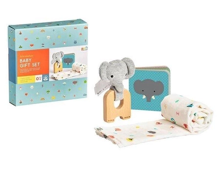 Petit Collage Zestaw Dla Noworodka Słonik