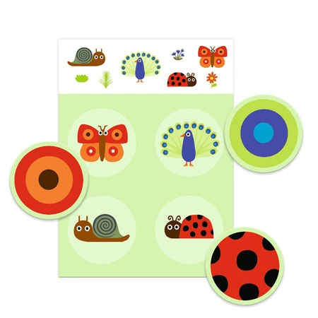 Gra edukacyjna loto MAŁE ZWIERZĄTKA DJ08191