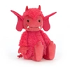 JellyCat Gremlin Czerwony 27 cm
