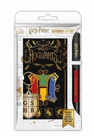 Harry Potter: notatnik, długopis, brelok Zestaw