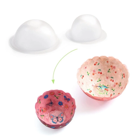 Zrób to sam - PAPIEROWE MISECZKI RÓŻOWE DJ07982