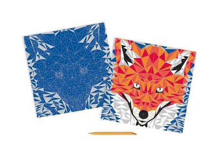 Zestaw kreatywny Do zdrapywania Animetrics 7+, Janod