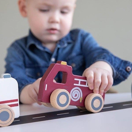 Little Dutch Zestaw aut Karetka, Policja, Wóz strażacki LD4388