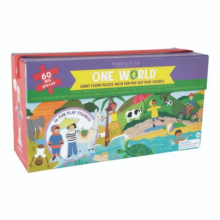 Jeden Świat puzzle 60 elementów