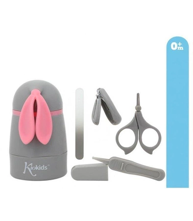 Zestaw do manicure, Królik, różowy, Kiokids