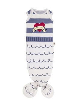 Baby Bites Śpioszki Baby Gown Sailor (0-3 m) Blue