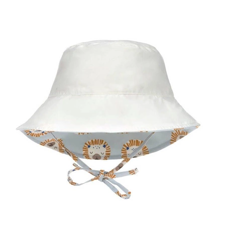 Lassig Dwustronny kapelusz przeciwsłoneczny UV80 Splash & Fun Lew powder blue, rozm. 46/49