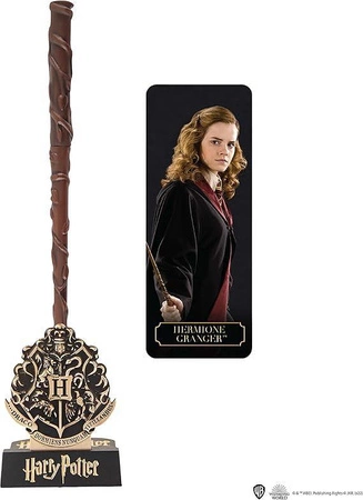 Harry Potter wand pen & stand with 3D bookmark - Hermione Granger / Harry Potter długopis-różdżka plus stojak z zakładką 3D - Hermiona Granger