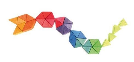 Układanka Ośmiokąt, kolorowy, 3+, Grimm's