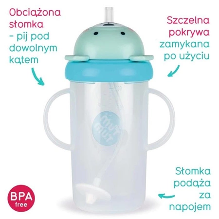 Tum Tum Bidon ze Słomką dla Dzieci Miś Boris 300 ml