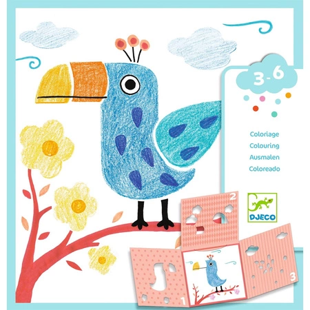 Kolorowanki z szablonami krok po kroku DJ00028