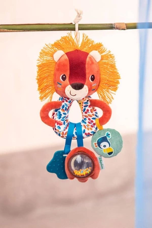 LILLIPUTIENS Grzechotka wielofunkcyjna Lew Jack 3 m+