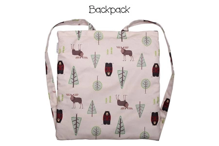 FlapJack Ręcznik Plecak Plażowy dla Dzieci 2w1 Miś