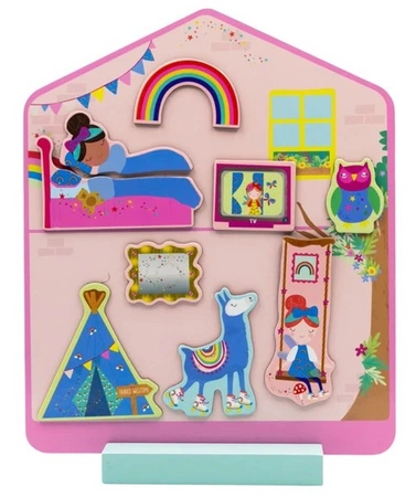 Zaczarowany Świat magnetyczny domek