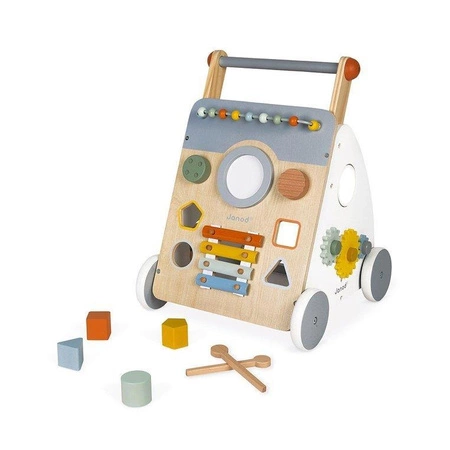 Wielofunkcyjny pchacz edukacyjny drewniany Sweet Cocoon 12 m+, Janod