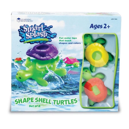 Żółwie do Kąpieli. Zestaw do Nauki Kształtów i Kolorów