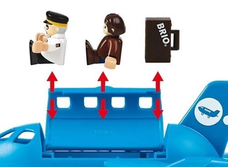 BRIO World Drewniany Samolot Pasażerski