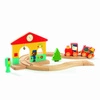 Drewniana zabawka mini stacja DJ06389