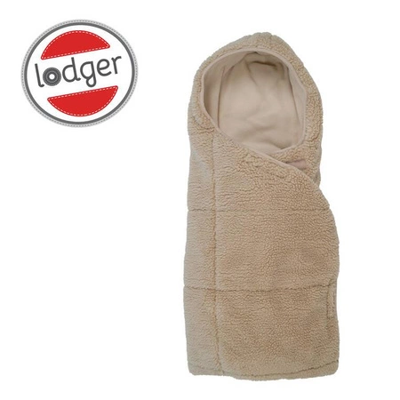 Lodger Wielofunkcyjny otulacz śpiworek z polaru beżowy Teddy Beige