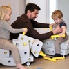 MODU Explorer kit 8in1 - Kreatywne klocki rozwijające motorykę dużą, żółty