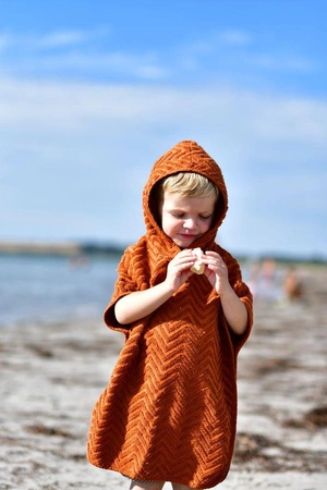 Filibabba Poncho Zigzag Rust