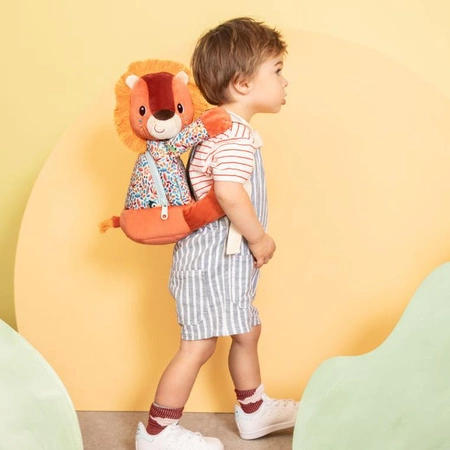 Lilliputiens Miękki plecak przytulanka Lew Jack