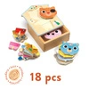 Drewniane puzzle PRZEBIERANKI DJ01678