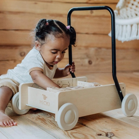 Chodzik/pchacz Micki Premium drewniany