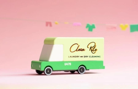 Candylab Samochód Drewniany Laundry Van