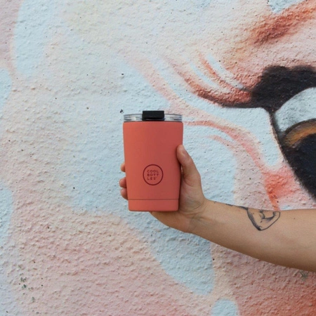 Cool Bottles Kubek termiczny 550 ml Triple cool Pastel Coral