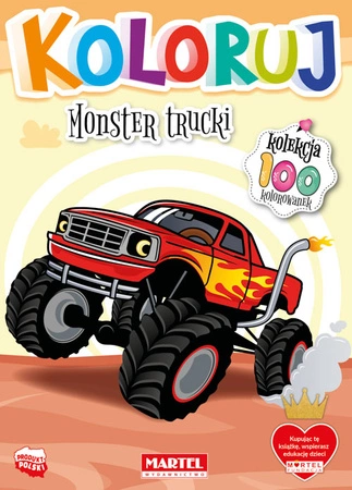 Monster trucki. Koloruj