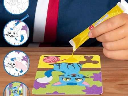 Zestaw do kolorowania piaskiem Sabbiarelli Bag - Kot&Pies 3l+ SABBIARELLI