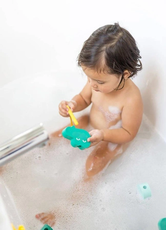 QUUT Klocki piankowe do nawlekania do kąpieli Beedi Croco