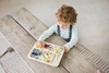 LILLIPUTIENS Drewniana tablica labirynt sensoryczny Farma 18 m+
