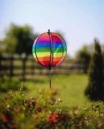 Wiatrak duży tęczowy balon