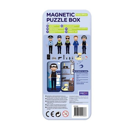 mierEdu Układanka magnetyczna - Policjant ME086