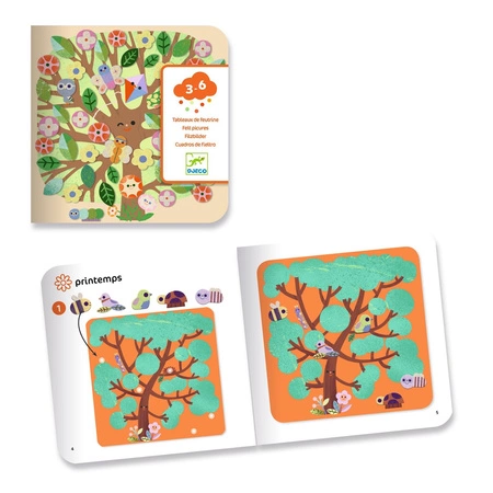 Zest. art. filcowe wyklejanki DRZEWA DJ00089