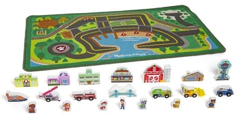 Mata do zabawy Psi Patrol i figurki drewniane Melissa and Doug 33273