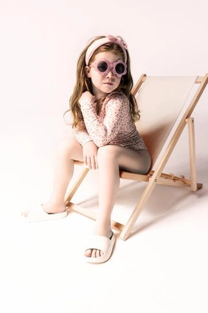 The Swim Essentials Strój kąpielowy jednoczęściowy Old Pink Leopard 122/128 2020SE512