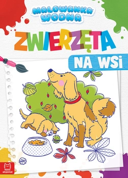Zwierzęta na wsi malowanka wodna