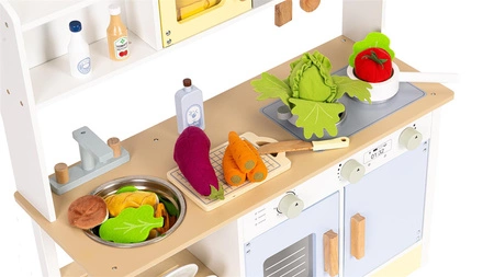 Kuchnia dla dzieci piekarnik pralka mikrofala 12 akcesoriów ECOTOYS
