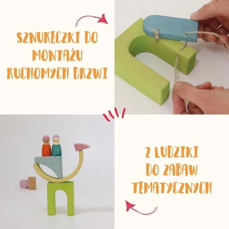 Układanka drewniana w ramce Kolory nieba Grimm’s