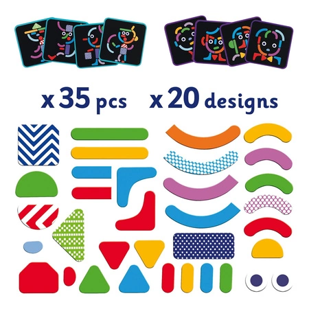 Magnesy drewniane w walizce DJ03136