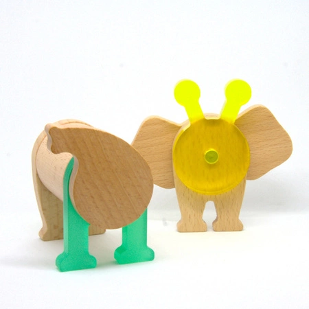 Lekkid, Konstrukcyjne drewniane klocki magnetyczne - EDU BOX