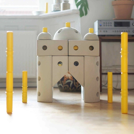 MODU - Half Ball Kit - piankowe półkule rozwijające motorykę dużą, żółte