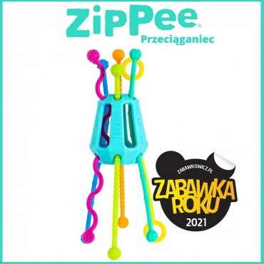 Przeciąganiec Zippee. Zabawka sensoryczna - Mobi