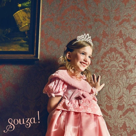 Souza! Opaska tiara z kryształkami różowa Caren