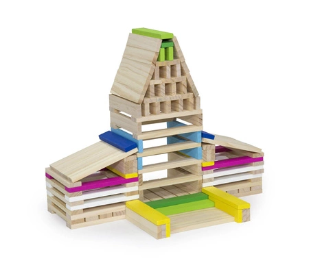 Viga Drewniane Klocki konstrukcyjne Budynki