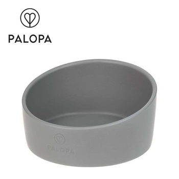 PALOPA Miska dla psa porcelanowa Cali grey