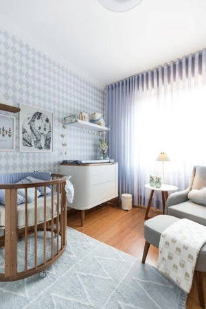 Lorena Canals Dywan bawełniany Hippy Soft Blue 120 x 160 cm